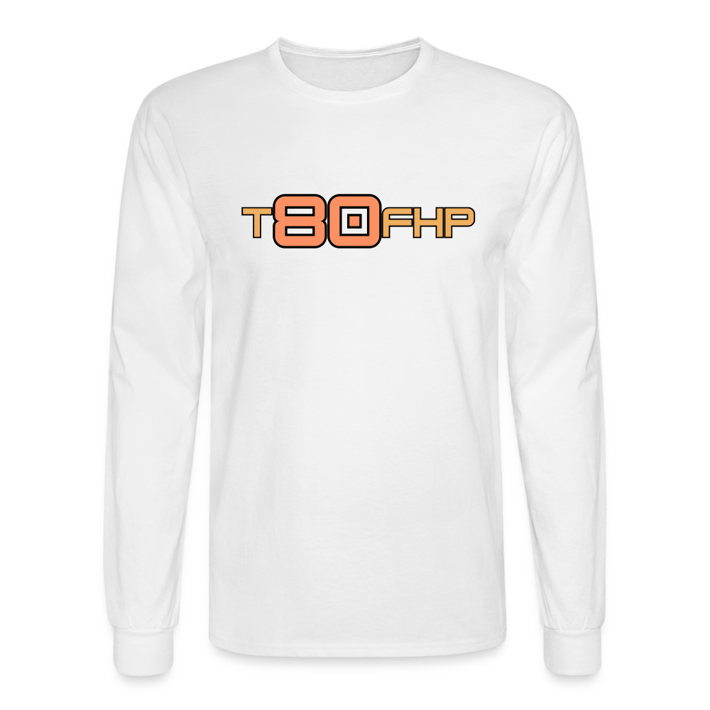 T80FHP Sunset - Men's Long Sleeve T-Shirt - white