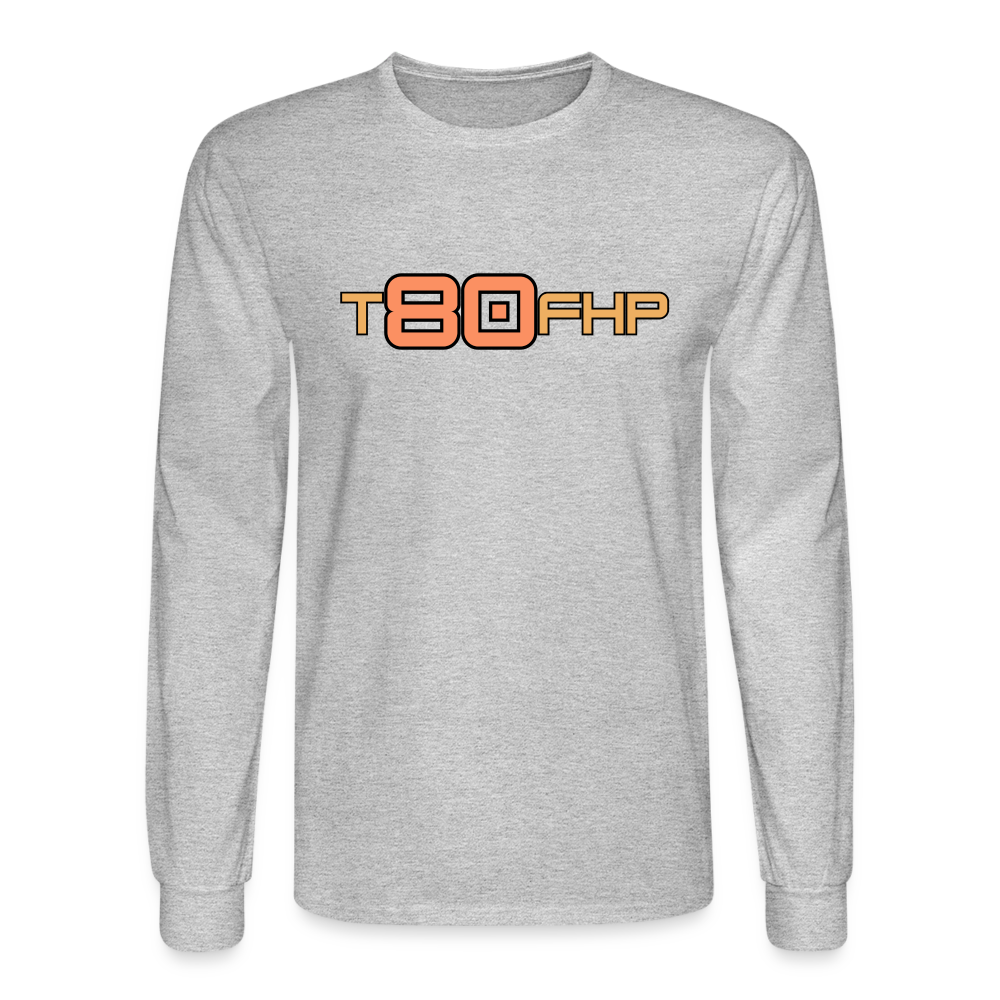 T80FHP Sunset - Men's Long Sleeve T-Shirt - heather gray