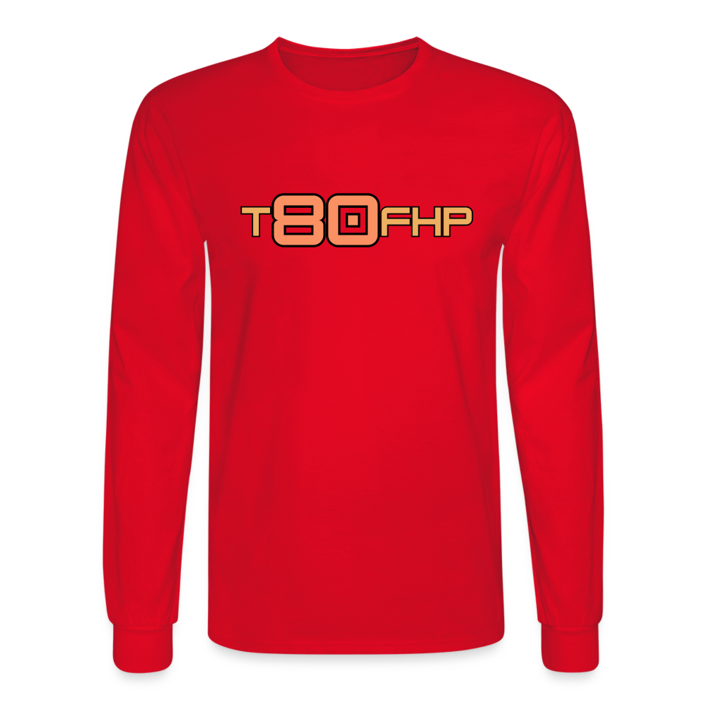 T80FHP Sunset - Men's Long Sleeve T-Shirt - red