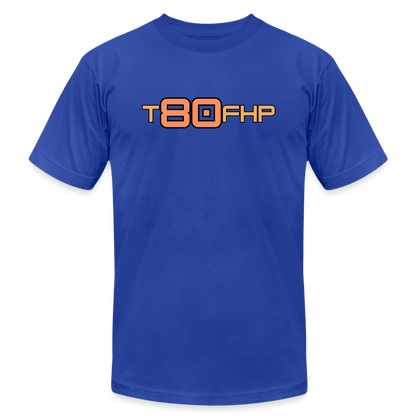 T80FHP New Logo - Unisex Jersey T-Shirt by Bella + Canvas - royal blue