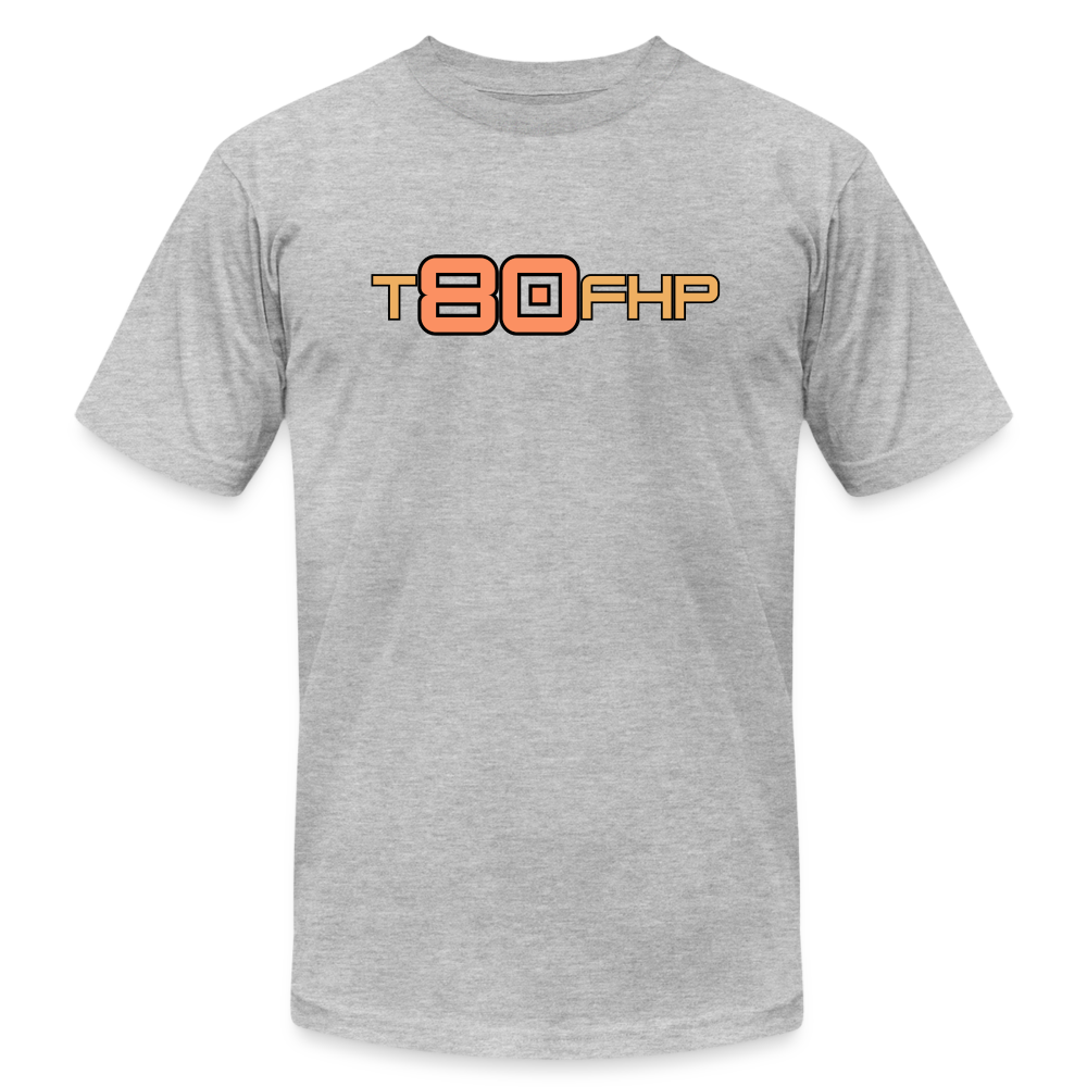 T80FHP New Logo - Unisex Jersey T-Shirt by Bella + Canvas - heather gray