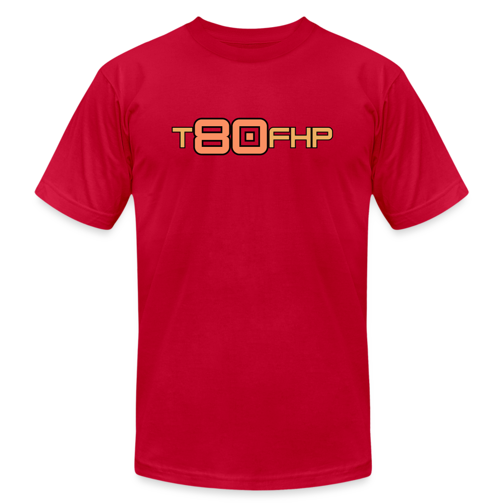 T80FHP New Logo - Unisex Jersey T-Shirt by Bella + Canvas - red